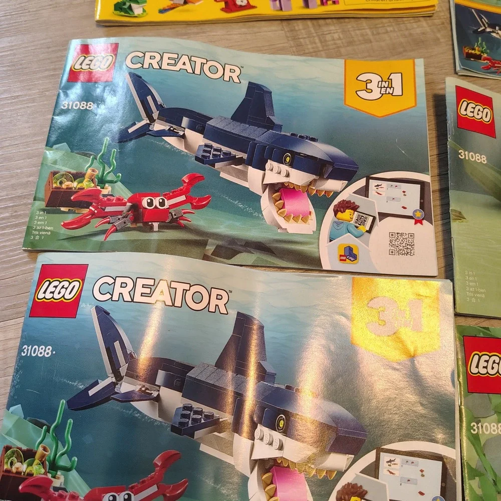 LEGO Instruction Manual Lot Creator 3-in-1 31088 31058 Classic 10717 11001 11006